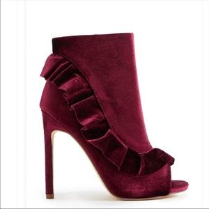 Burgundy bootie BRAND NEW